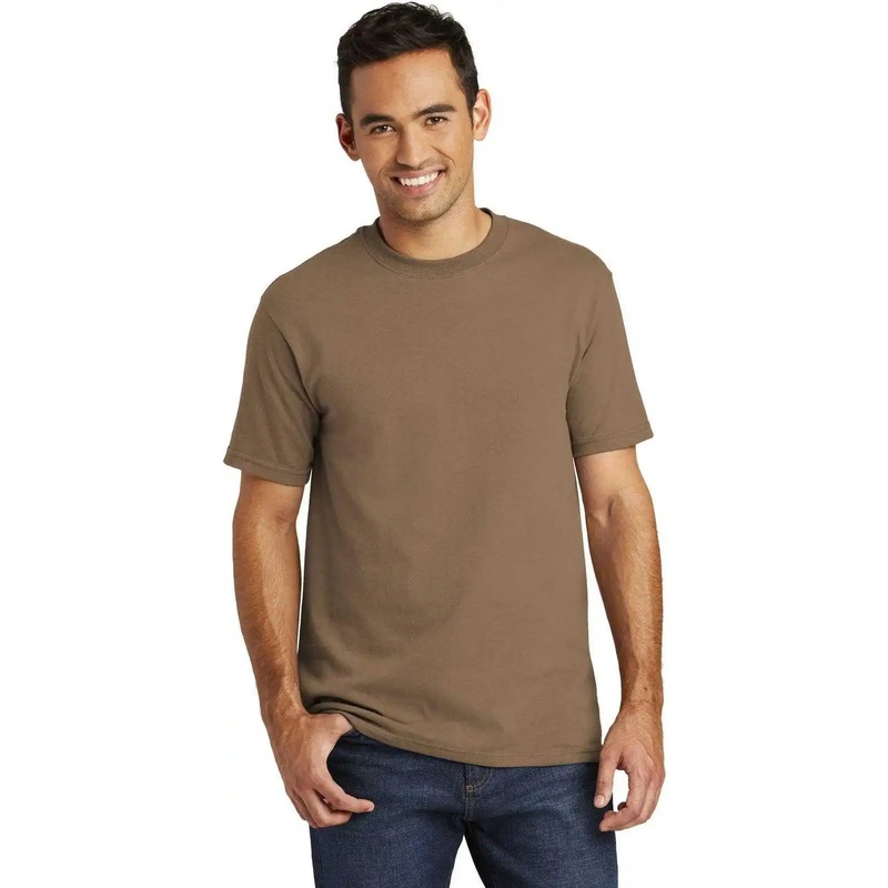 Port & Company USA100 All-American Tee – Woodland Brown