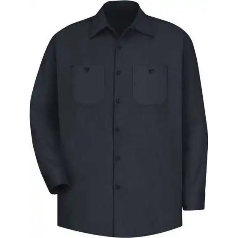 Red Kap SC30L Long Sleeve Uniform Shirt Long Size – Dark Navy