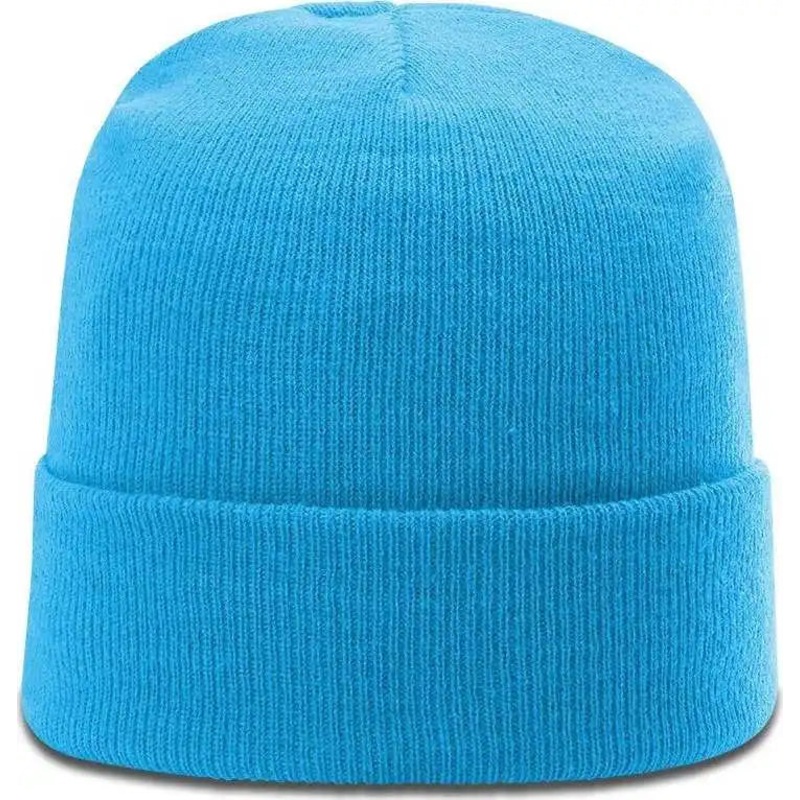 Richardson R18 Solid Beanies with Cuff – Neon Blue