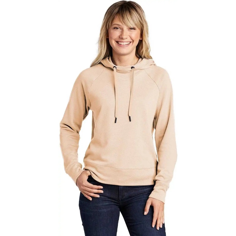 Sport-Tek LST272 Ladies Lightweight French Terry Pullover Hoodie – Ecru