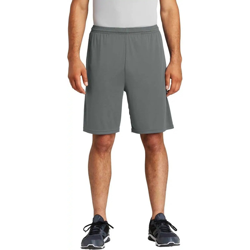 Sport-Tek ST355P Posicharge Competitor Pocketed Short – Iron Grey