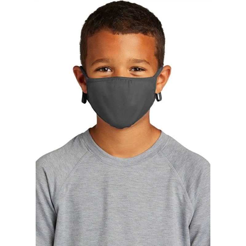 Sport-Tek YSTMSK350 Youth PosiCharge Competitor Face Mask (5 pack) – Iron Gray