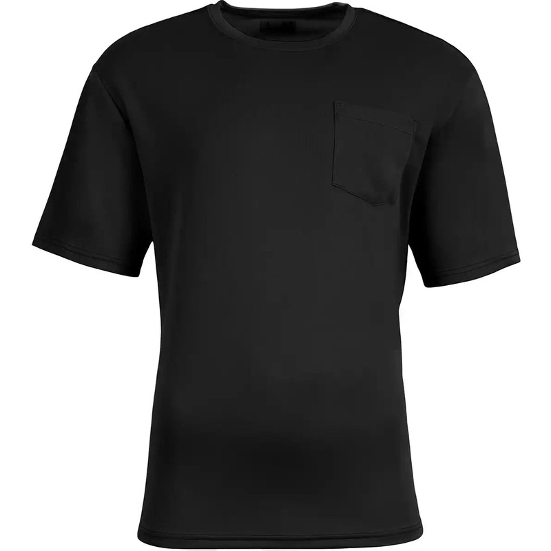 A4 N3515 Sprint Short Sleeve Pocket Tee – Black