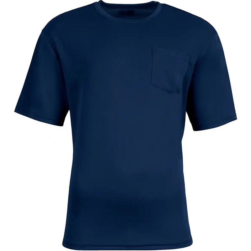 A4 N3515 Sprint Short Sleeve Pocket Tee – Navy