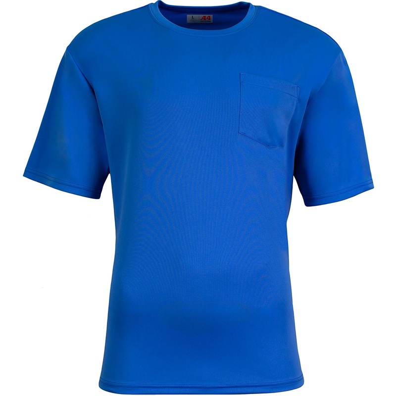 A4 N3515 Sprint Short Sleeve Pocket Tee – Royal