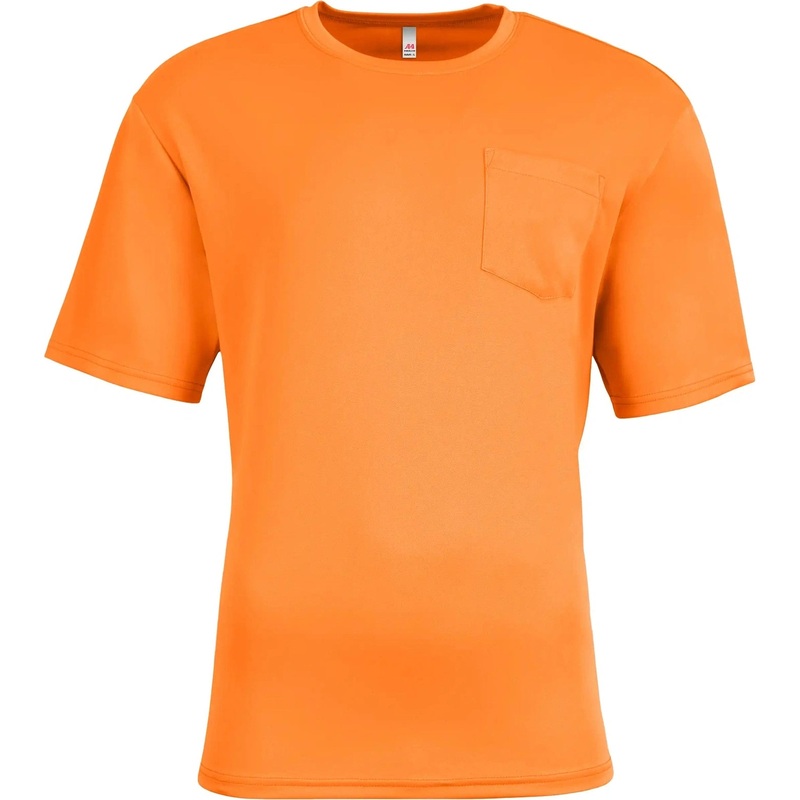 A4 N3515 Sprint Short Sleeve Pocket Tee – Safety orange
