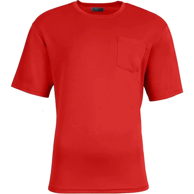 A4 N3515 Sprint Short Sleeve Pocket Tee – Scarlet