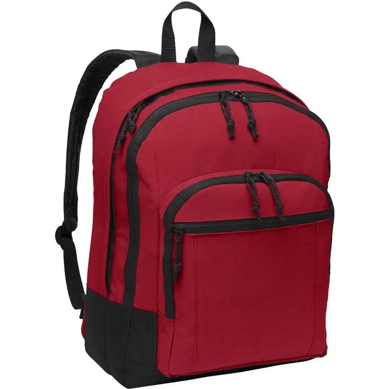 Port Authority BG204 Basic Backpack – Red