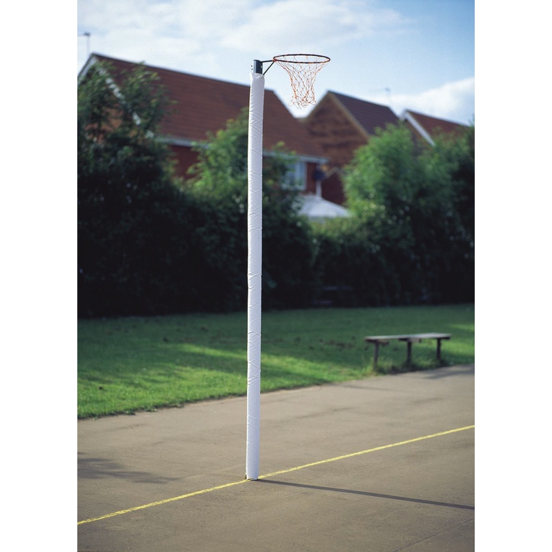 White Foam Filled Netball Post Protectors (made to order)