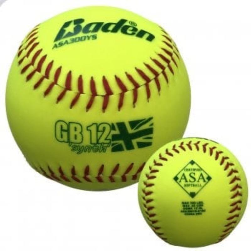 Baden Synthetic – Leather Match Softball
