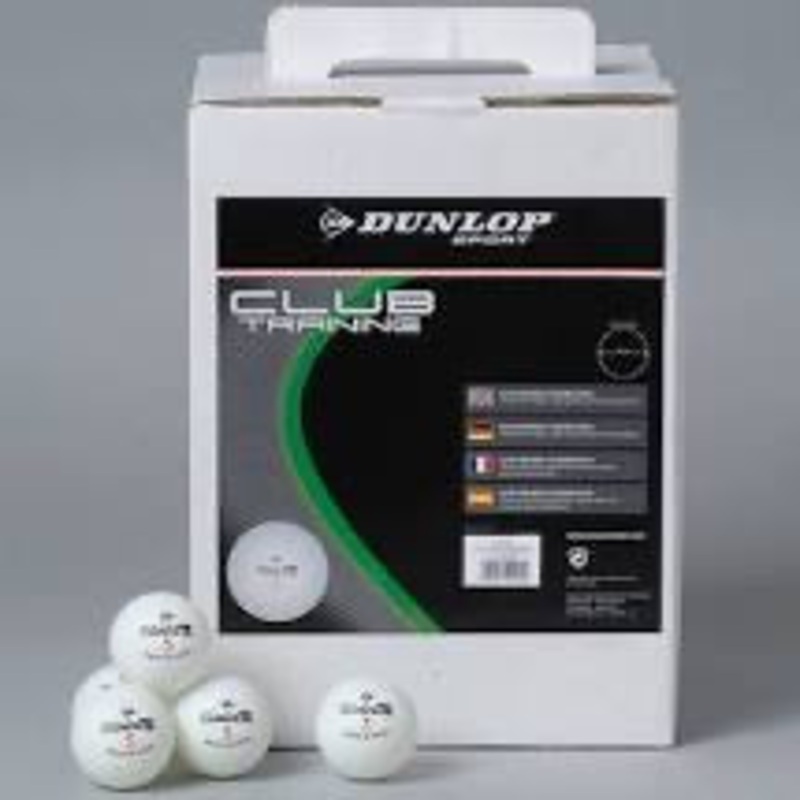 Dunlop Box Of 144 White Table Tennis Balls