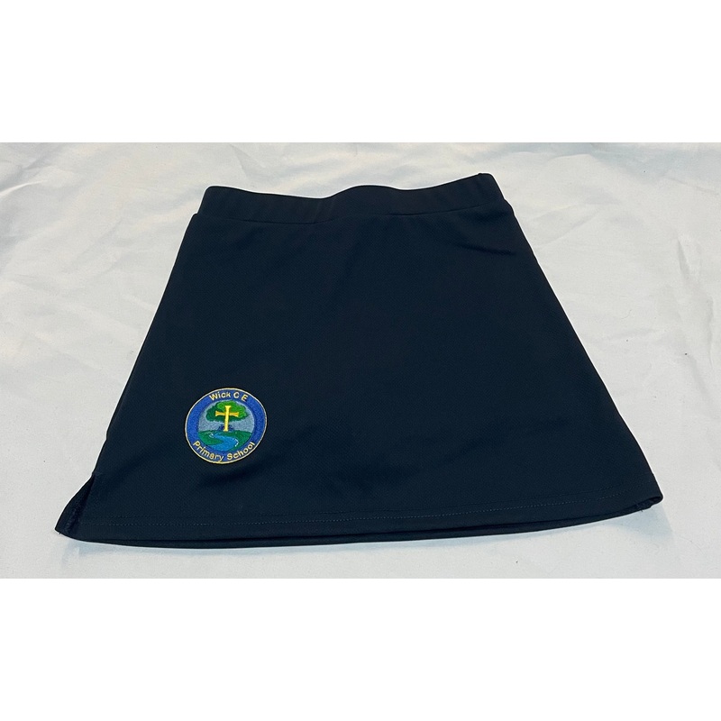Embroidered PE Skort (WICK)|5-6 (22)|7-8 (24)|9-10 (26)|11-12 (28)