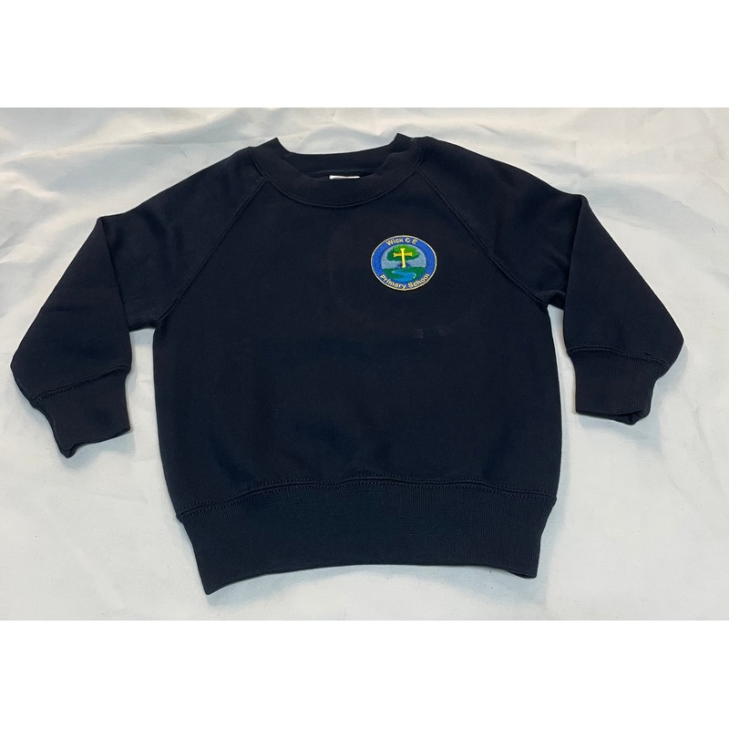 Embroidered sweatshirt (WICK)|3-4|5-6|7-8|9-10|11-12|XS (34-36)|S (36-38)|M (38-40)
