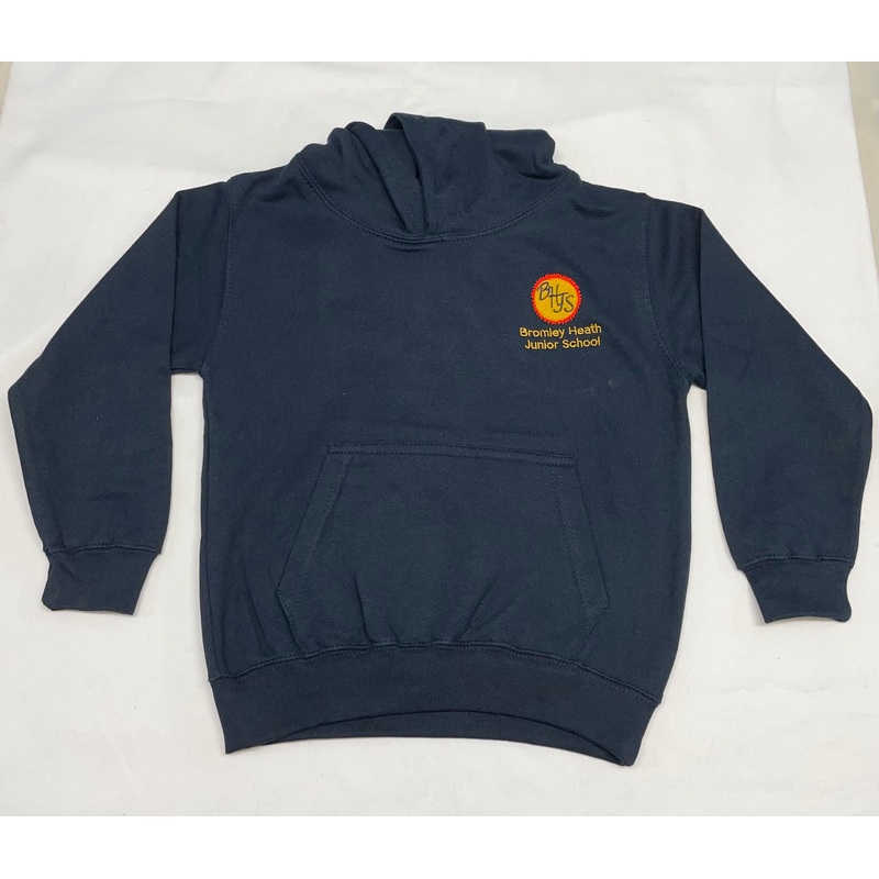 Navy Hoodie Embroidered (BHJS)