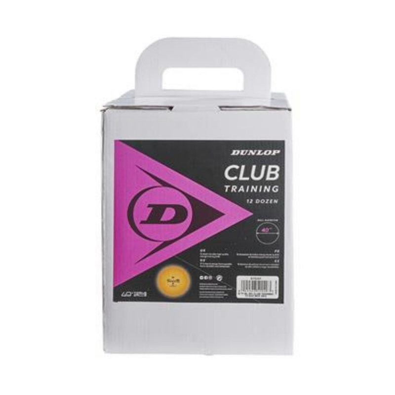Dunlop Box of 144 Orange Table Tennis Balls