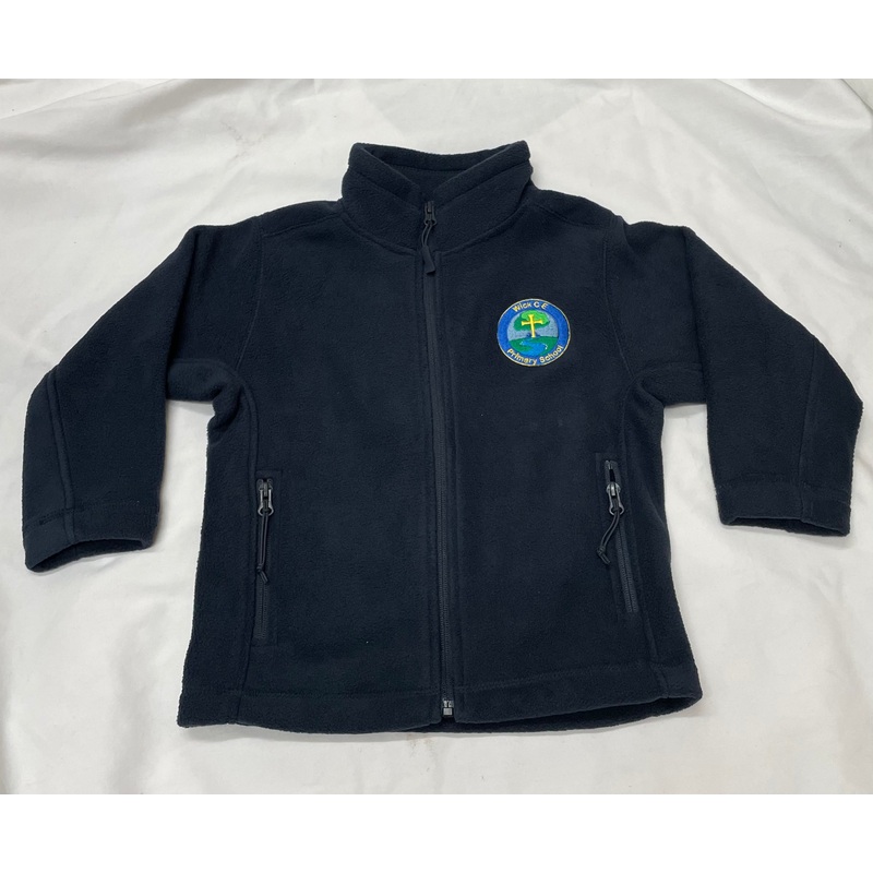 Embroidered Navy Fleece (WICK)
