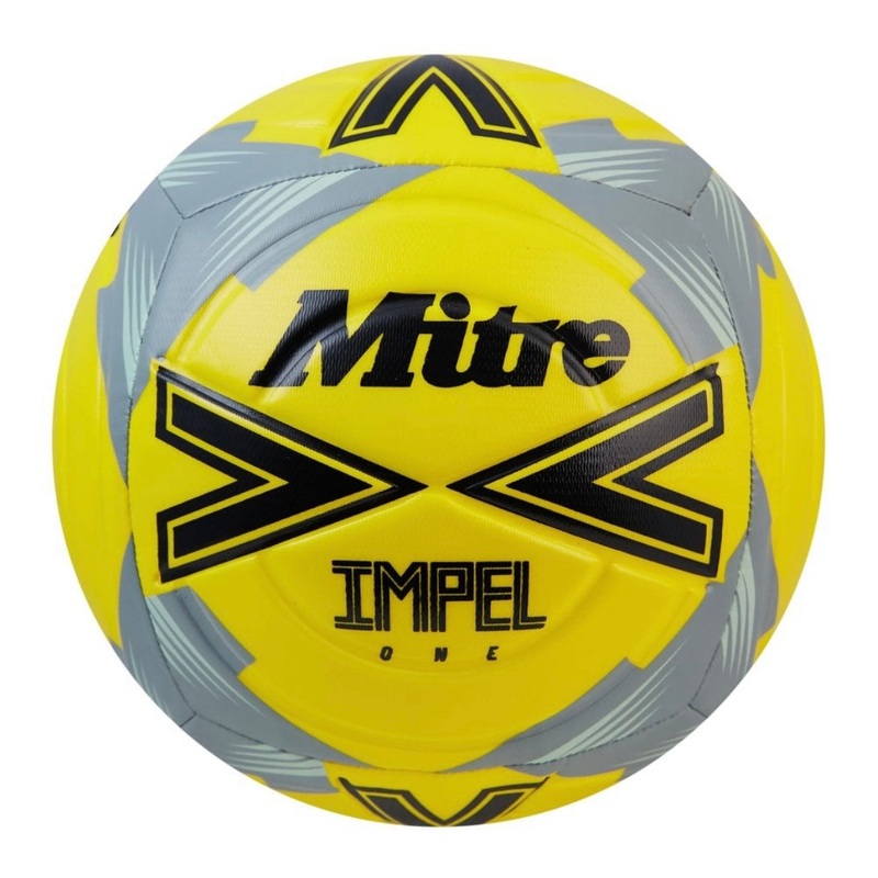 Mitre Impel One Football Yellow/Black/Grey (PK10)