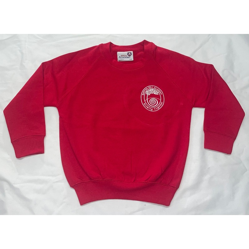 Red Sweatshirt (BHA)|3-4|5-6|7-8|9-10|11-12|13|XS|S|M|L