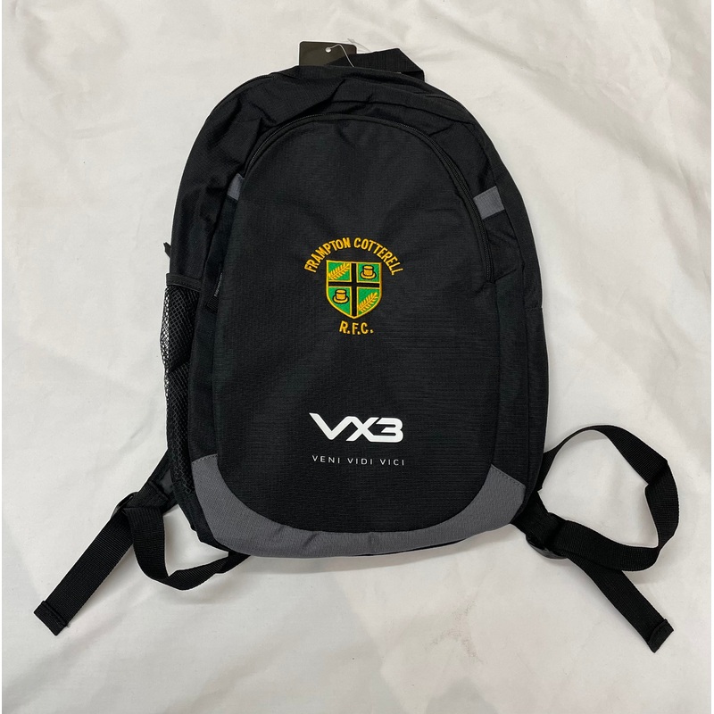 VX3 black Backpack (FCRFC)|No Printing|Initials|Name