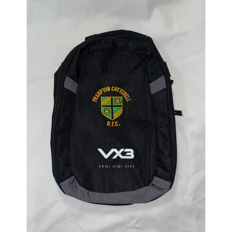 VX3 Black Bootbag (FCRFC)|No Printing|Initials|Name