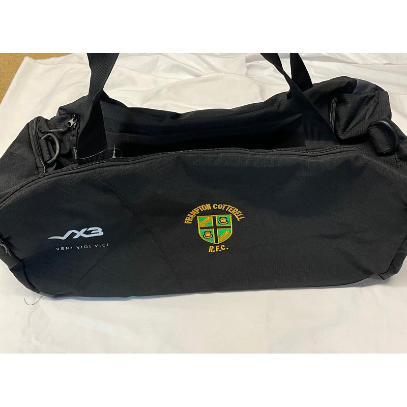VX3 Black Kitbag (FCRFC)|No Printing|Initials|Name