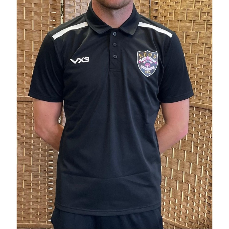 VX3 Black/White Polo Shirt (ADOBRFC)
