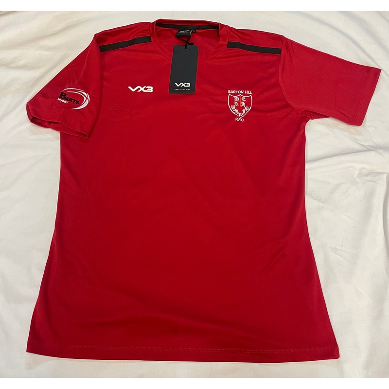 VX3 Red Tee Shirt (BHRFC)|L|XL|XXL|XXXL|XXXXL