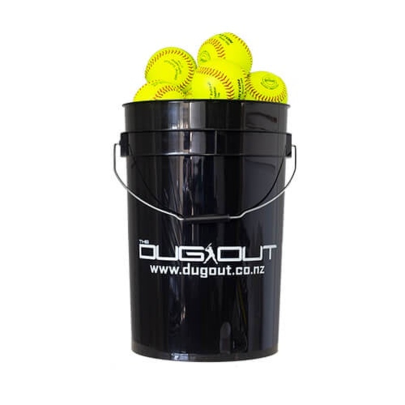 Dugout Ball Bucket (Black)