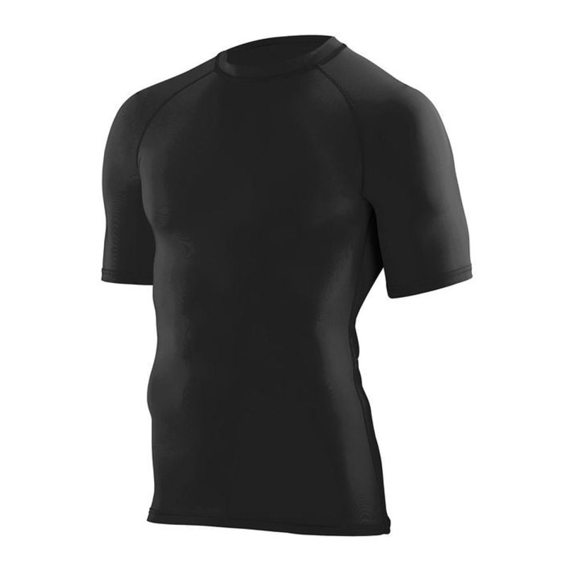 AUGUSTA COMPRESSION T-SHIRT|BLACK|S|M|L|XL|2XL