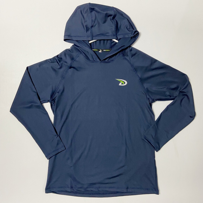 DUX SPORTS LONG SLEEVE HOODIE|S|M|L|XL|2XL|NAVY