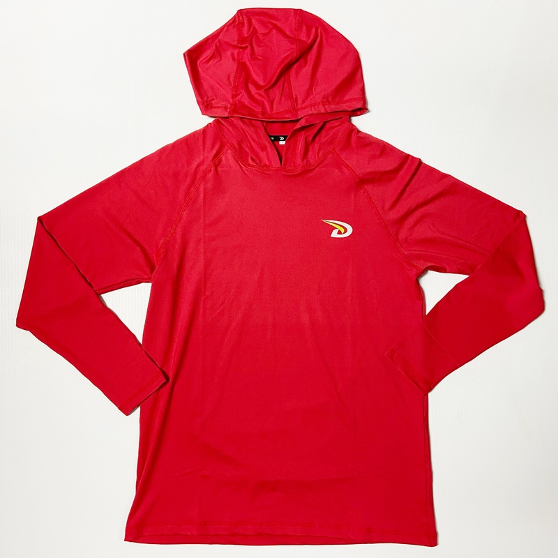 DUX SPORTS LONG SLEEVE HOODIE|S|M|L|XL|2XL|RED