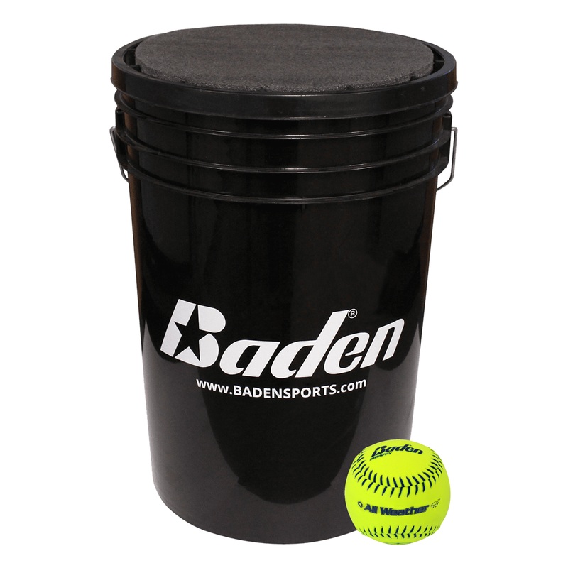24 All Weather Softballs + Bucket