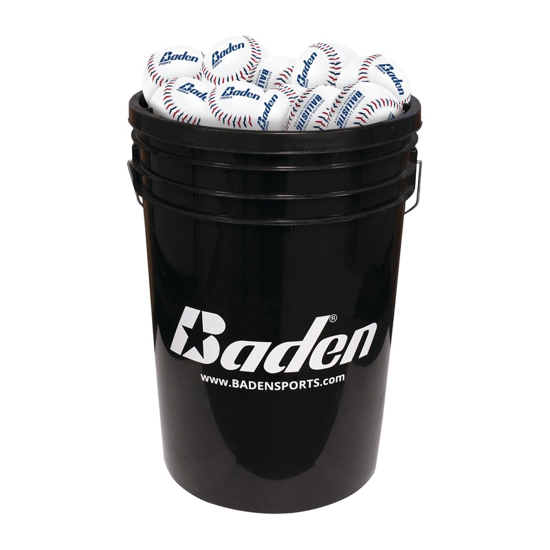 Ballistic Baseballs and Ball Bucket Bundle – 3 Dozen