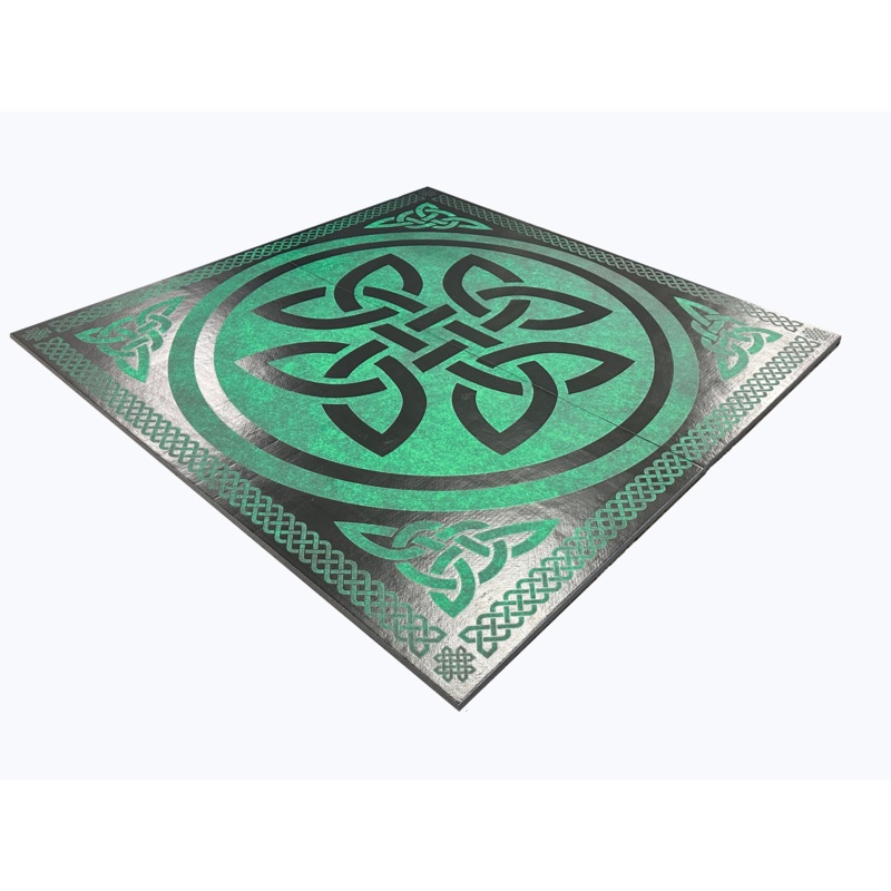 Celtic Digitally Printed 8′ x 8′ x 1.38  Roll-Up Wrestling Mat