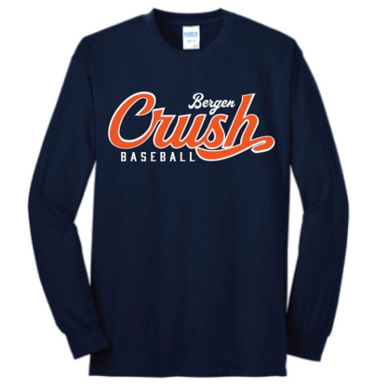Crush Navy Long Sleeve T-Shirt