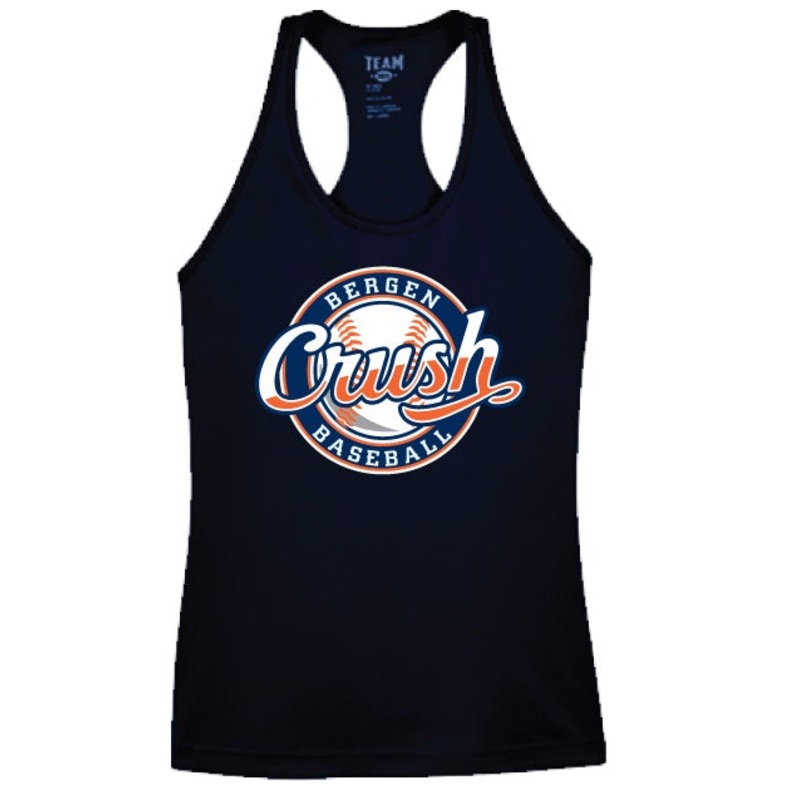 Crush Womens Softball Navy Tank Top