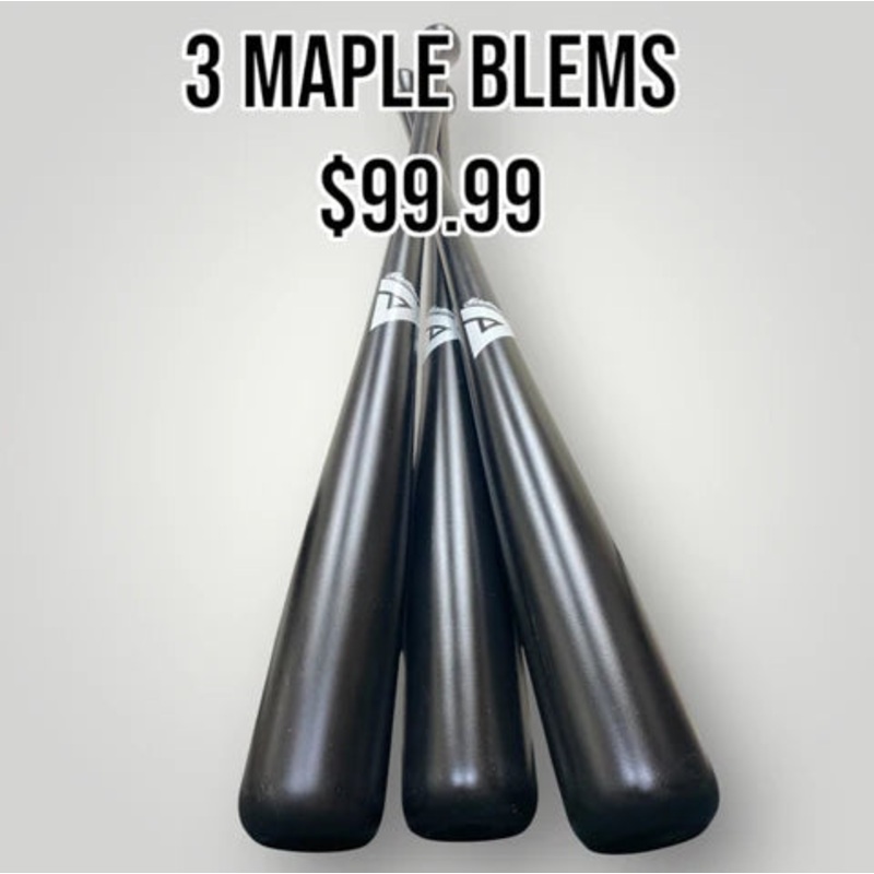 Maple Blem Three Bat bundle|31″|32″|33″|34″|31″|32″|33″|34″|31″|32″|33″|34″