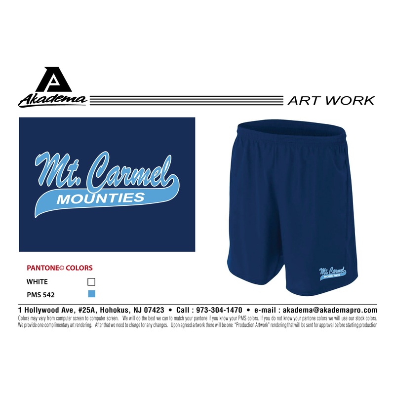 Mt Carmel Shorts|YS|YM|YL|YXL|AS|AM|AL|AXL|AXXL|AXXXL