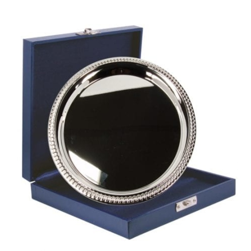 Plain Gadroon Tray  10|NONE|ADD ENGRAVING + $40 (out of stock)|NONE|ADD LOGO + $20