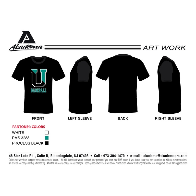 Upland crewneck BLACK dri fit short sleeve shirt