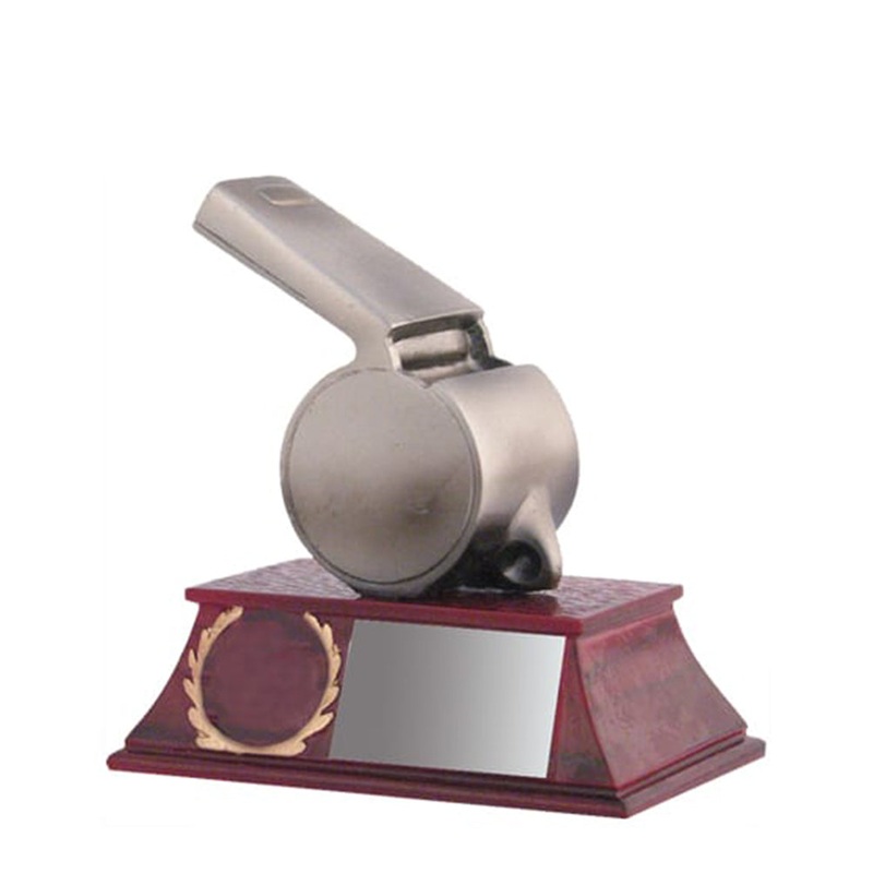 SPORTS WHISTLE AWARD – (FREE TITLE PLAQUE)