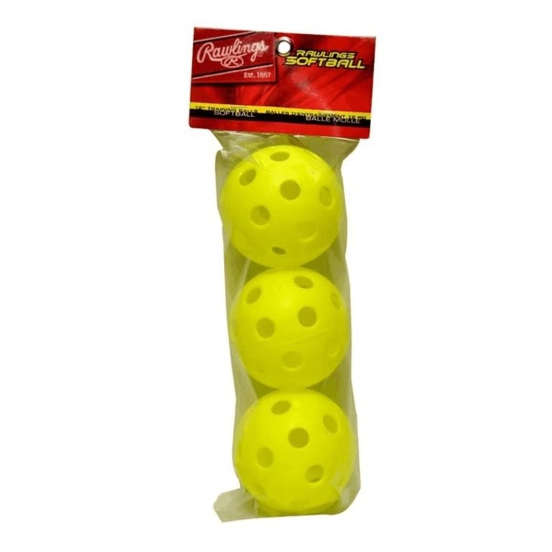 Rawlings 12 Optic Whiffle Balls-3-Pack