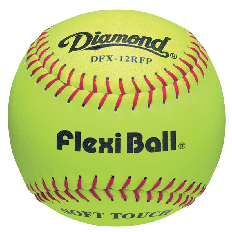 Diamond 12 DFX-12RFP Yellow Flexi-Balls-Dozen