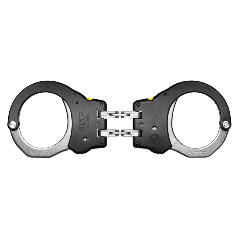 ASP Hinge Ultra PLUS Handcuffs (Steel) 2 Pawl – (Yellow Tactical)