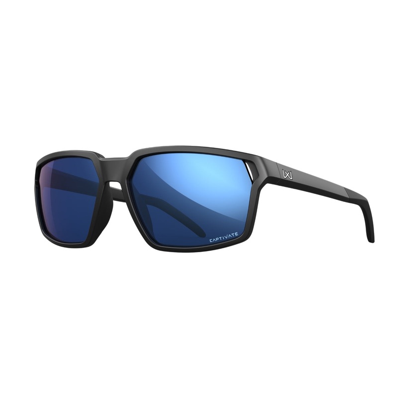 Wiley X Sierra Captivate – Pol Blue Mirror – Matte Black Frame