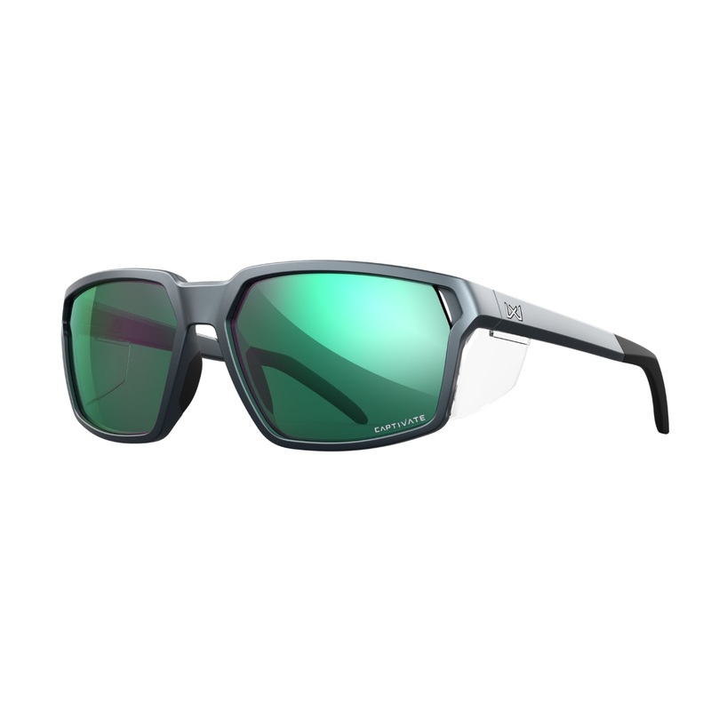 Wiley X Sierra Captivate – Pol Green Mirror – Matte Graphite Frame