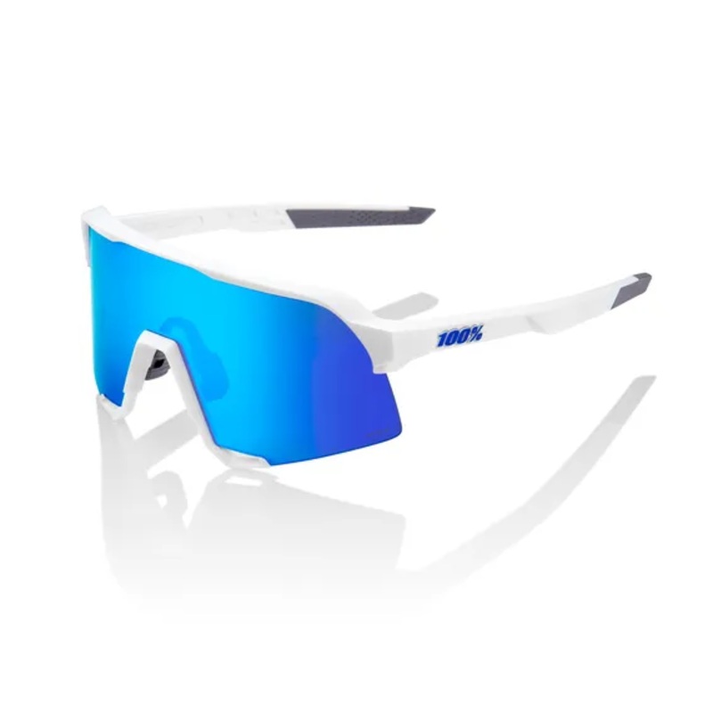 100% – S3 Matte White HiPER Blue Multilayer Mirror Lens