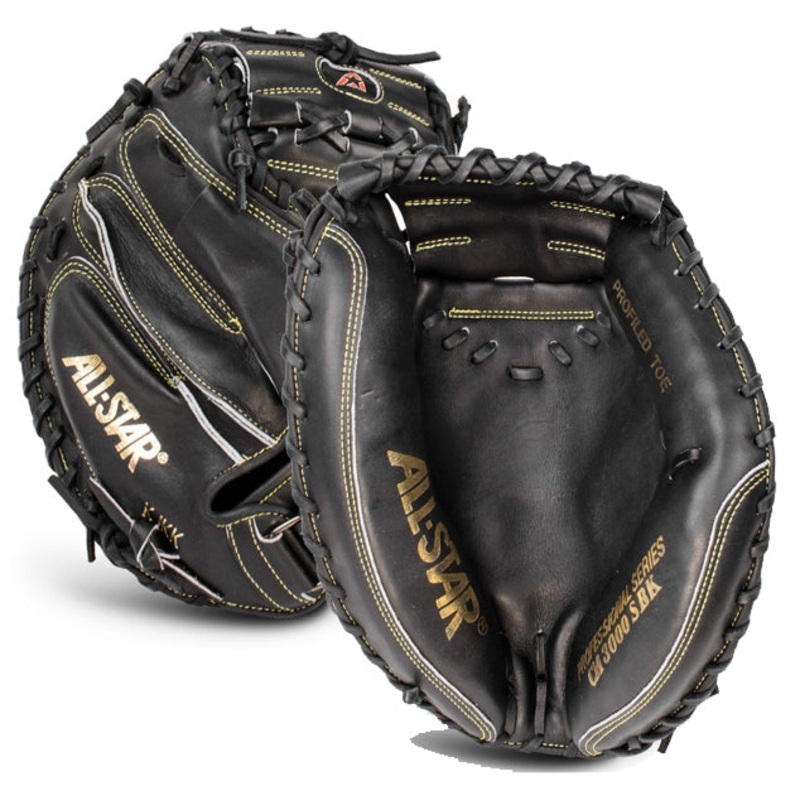 All Star 33.5 Black Pro Elite Catcher’s Mitt