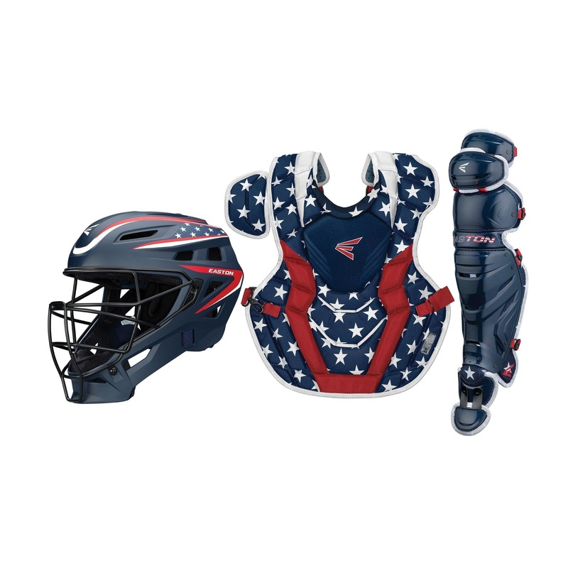 Easton Elite X Stars & Stripes Catcher’s Kit – Intermediate