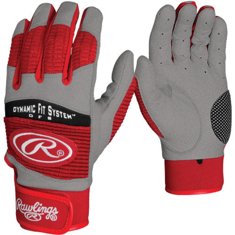 Rawlings Adult Workhorse 950 Series Batting Glove – Red